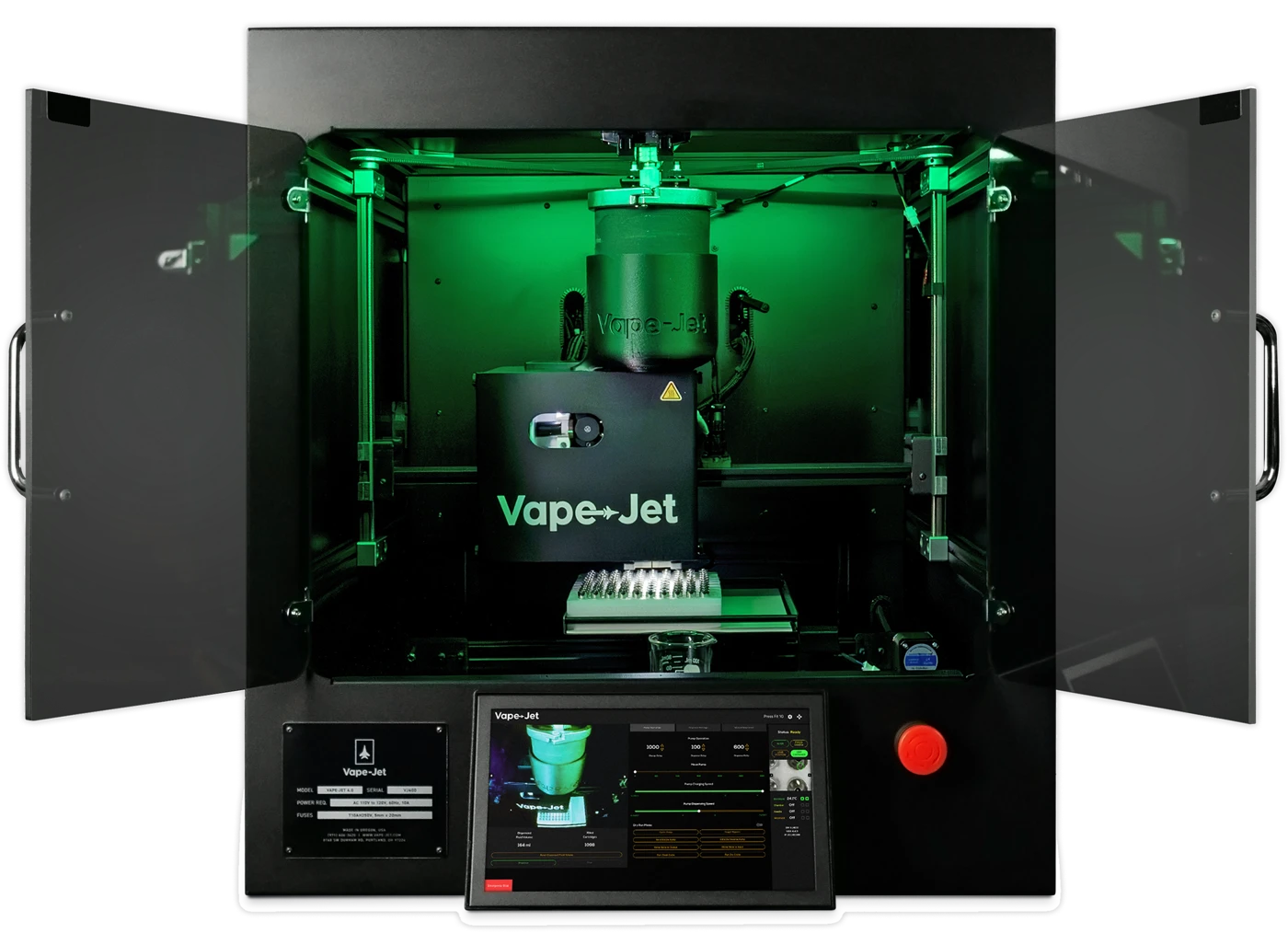 Vape-Jet automated cartridge filling system